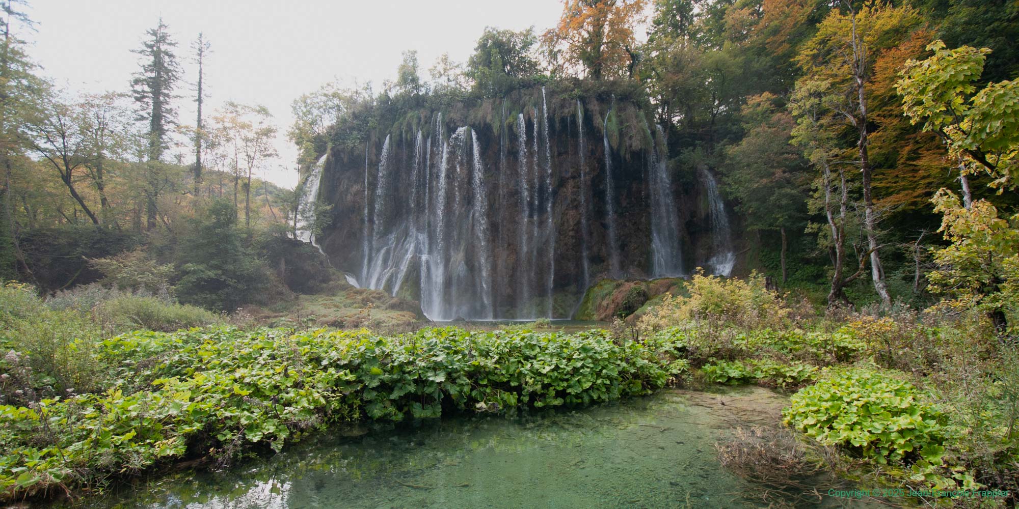 Plitvice 2 - Photograph print framed with black frame 30.5 cm X 45.7 cm (12