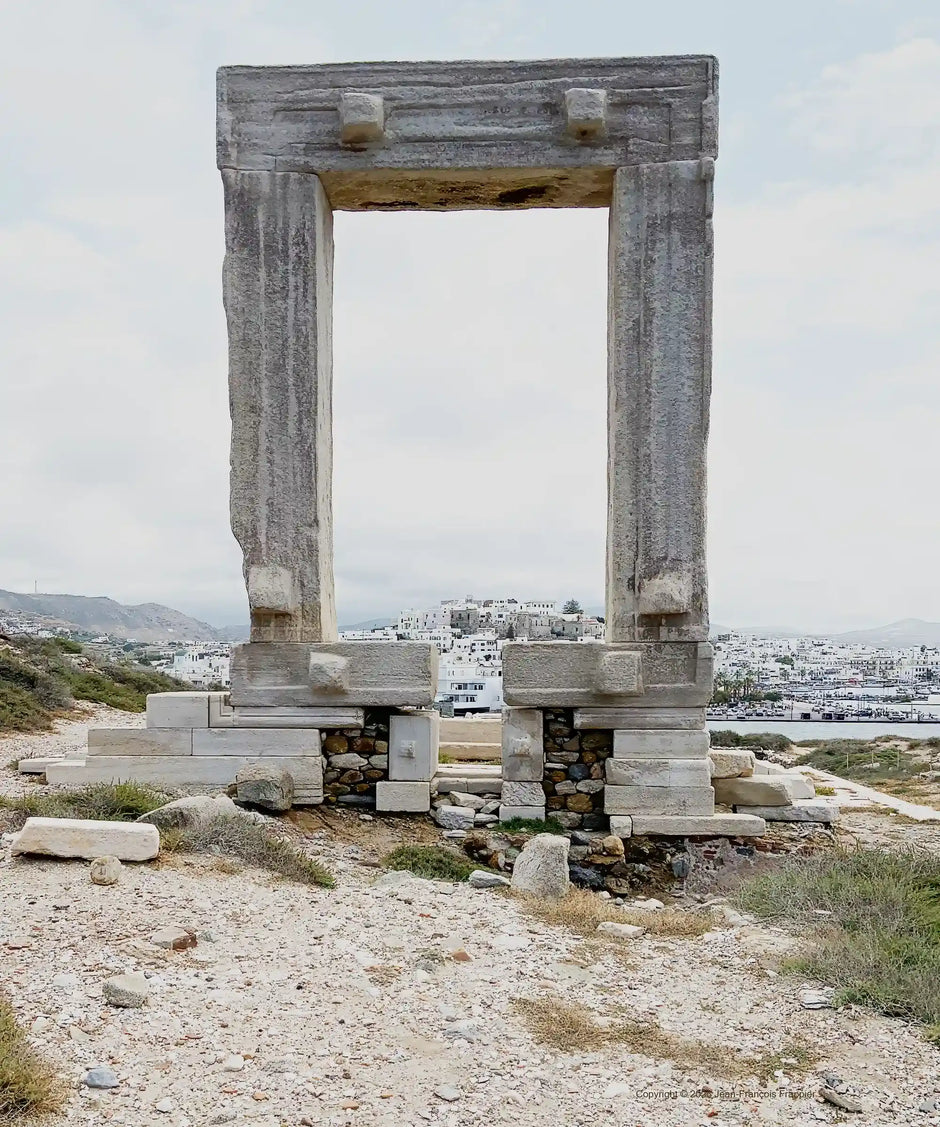 Grèce Naxos 6 - Tirage photographique encadré avec cadre noir 30,5 cm x 45,7 cm (12" x 18")