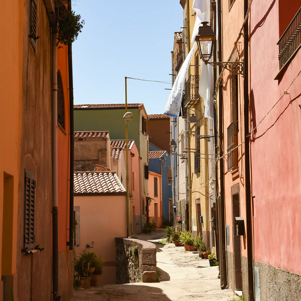 Italie 9 - Tirage photographique encadré avec cadre noir 30,5 cm x 45,7 cm (12" x 18")
