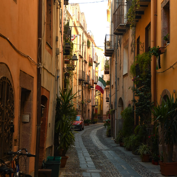 Italie 9 - Tirage photographique encadré avec cadre noir 30,5 cm x 45,7 cm (12" x 18")